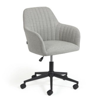 Silla de escritorio Madina, gris