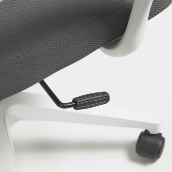 Silla de escritorio Melva, gris