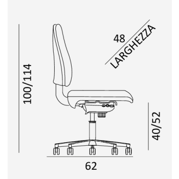 Silla de oficina COMEL Elite 13