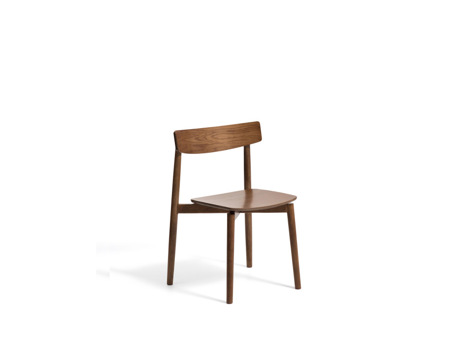 Silla Evera en chapa de roble con acabado