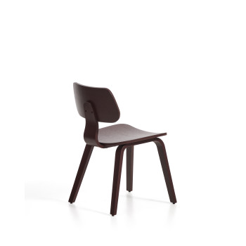 Silla Gena en chapa de roble con acabado