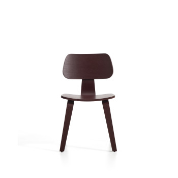 Silla Gena en chapa de roble con acabado
