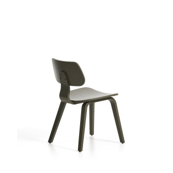 Silla Gena en chapa de roble con acabado