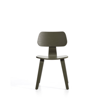 Silla Gena en chapa de roble con acabado