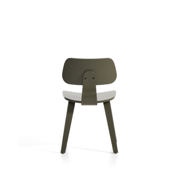 Silla Gena en chapa de roble con acabado