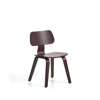 Silla Gena en chapa de roble con acabado