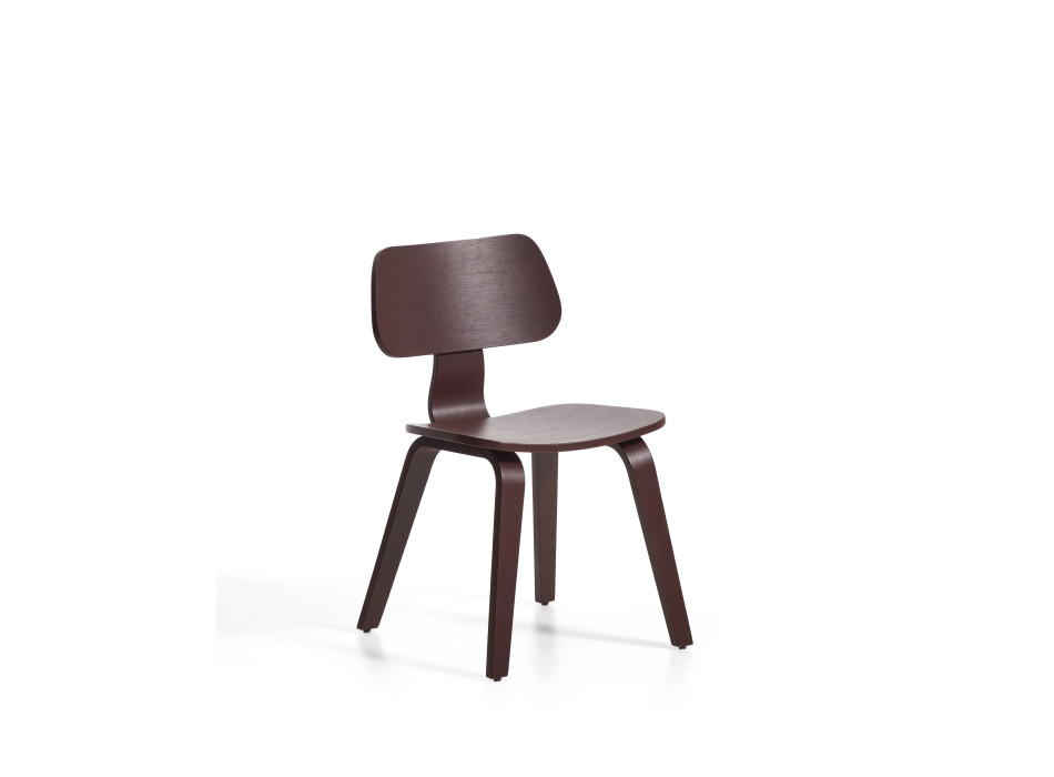 Silla Gena en chapa de roble con acabado