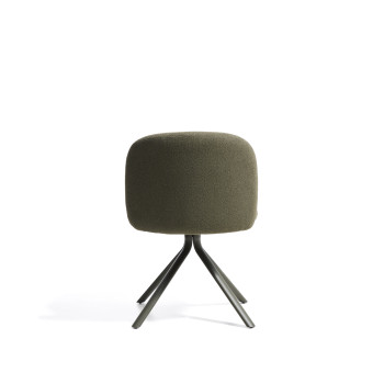 Silla giratoria Arino en chenilla