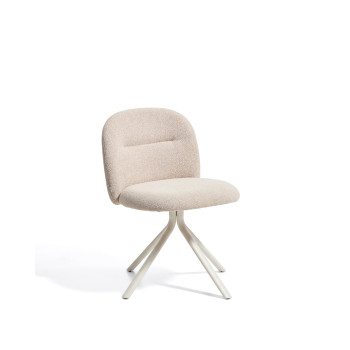 Silla giratoria Arino en chenilla