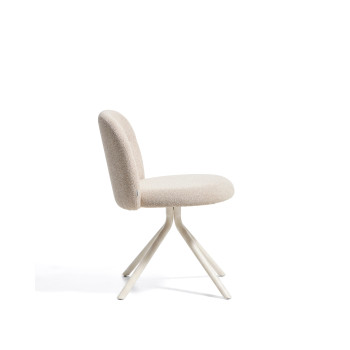 Silla giratoria Arino en chenilla