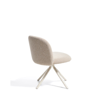 Silla giratoria Arino en chenilla