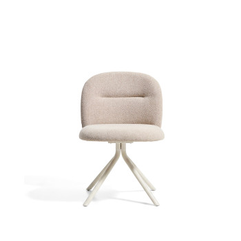 Silla giratoria Arino en chenilla