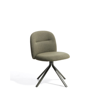 Silla giratoria Arino en chenilla