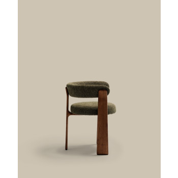 Silla de chenilla de tres patas color granito