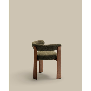 Silla de chenilla de tres patas color granito