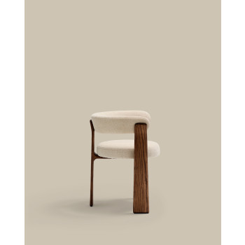 Silla de chenilla de tres patas color granito