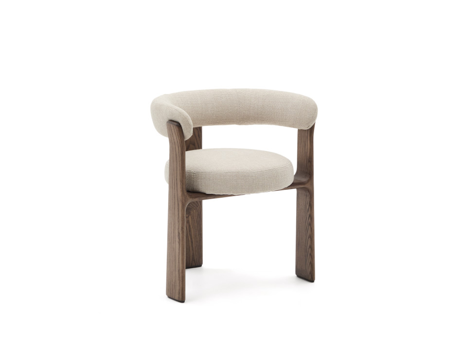 Silla de chenilla de tres patas de granito