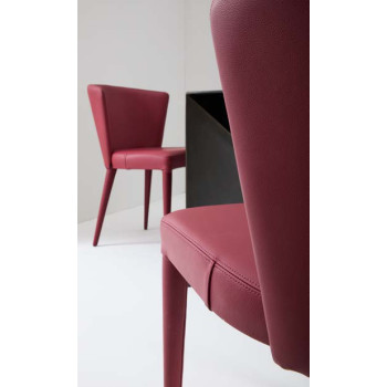 ATENA Silla de cuero Julia Italia