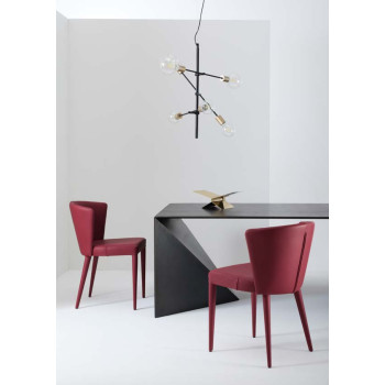 ATENA Silla de cuero Julia Italia