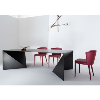 ATENA Silla de cuero Julia Italia