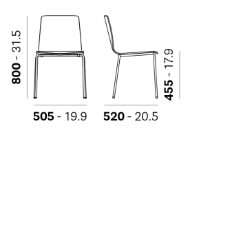 SILLA PEDRALI INGA 5613