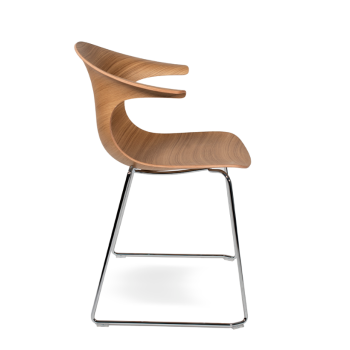 Silla trineo LOOP 3D WOOD - INFINITI