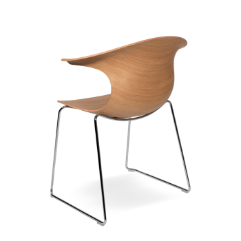 Silla trineo LOOP 3D WOOD - INFINITI
