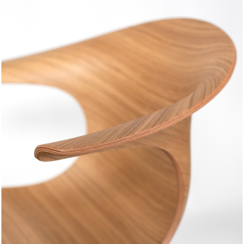Silla trineo LOOP 3D WOOD - INFINITI