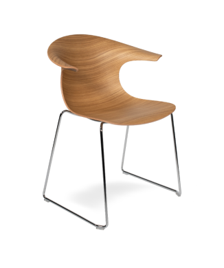 Silla trineo LOOP 3D WOOD - INFINITI