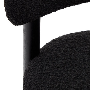 Silla Nebai en tejido bouclé