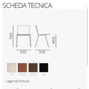 SILLA OSAKA METAL 5711- 5712 PEDRALI