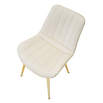 SILLA PARIS CREMA/ORO SET 2 UD.