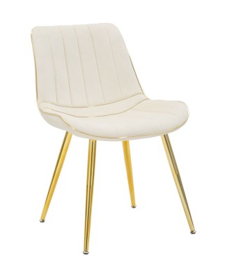 SILLA PARIS CREMA/ORO SET 2 UD.