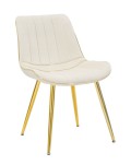 SILLA PARIS CREMA/ORO CONJUNTO 2 PIEZAS