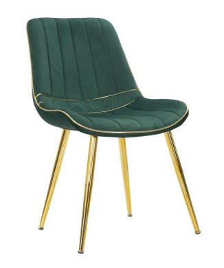 SILLA PARIS VERDE/ORO SET 2 UD.