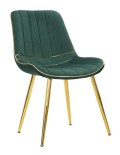 SILLA PARIS VERDE/ORO JUEGO 2 PIEZAS