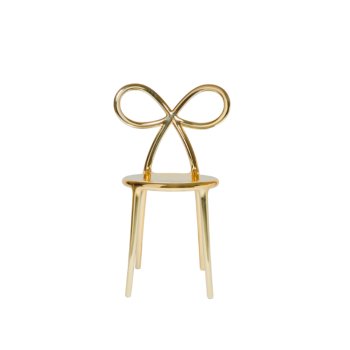 Silla de cinta QEEBOO con acabado metálico