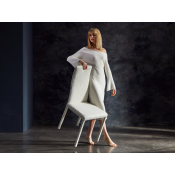 Silla SUPERLEGGERA Julia Italia tapizada