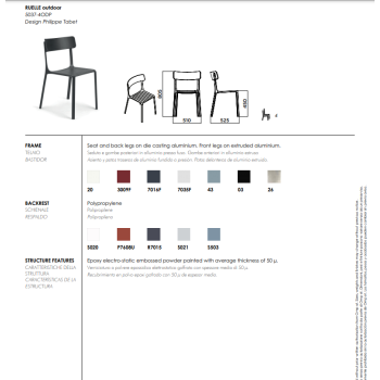 Silla Ruelle Outdor Infiniti