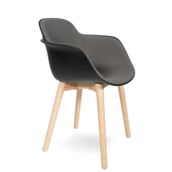 Silla SICLA con patas de madera - INFINITI