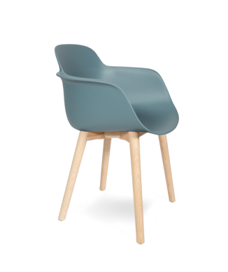 Silla SICLA con patas de madera - INFINITI