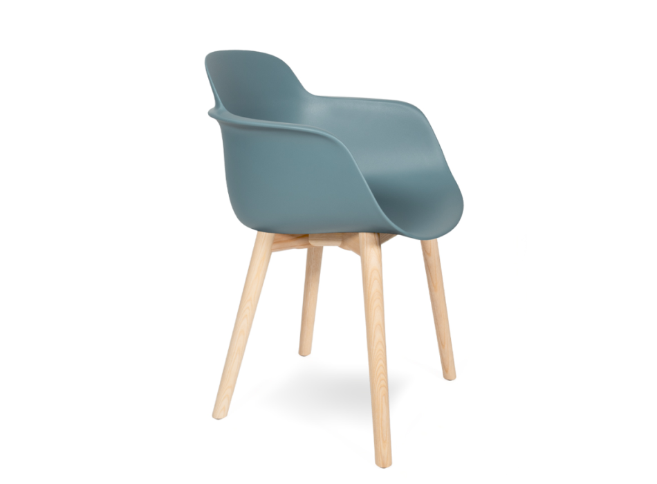 Silla SICLA con patas de madera - INFINITI