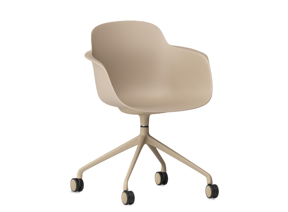 Silla giratoria SICLA con ruedas - INFINITI