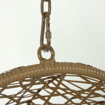 Silla colgante Florina marrón