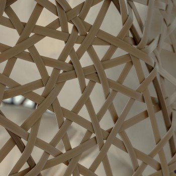 Silla colgante Florina marrón