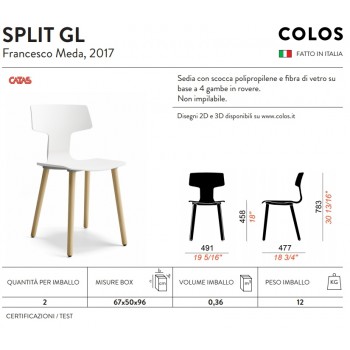 silla SPLIT COLOS