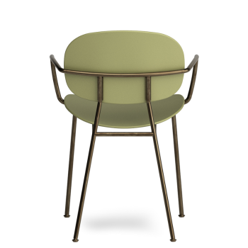 Silla TONDINA POP de 4 patas con reposabrazos - INFINITI