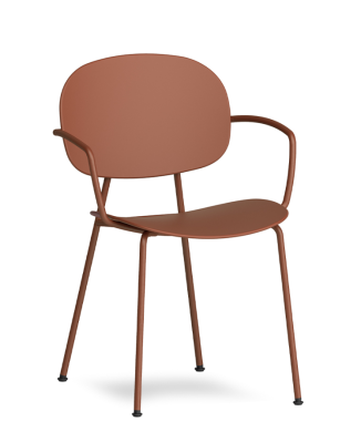 Silla TONDINA POP de 4 patas con reposabrazos - INFINITI