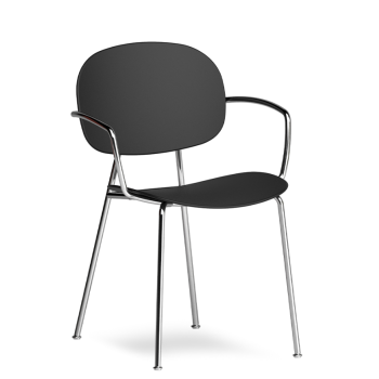 Silla de exterior TONDINA POP de 4 patas con reposabrazos - INFINITI
