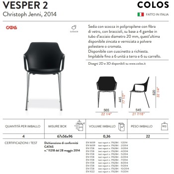 Silla VESPER 1 COLOS